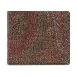 Etro Paisley Portemonnee met Geprinte Binnenkant-Heren Portefeuilles