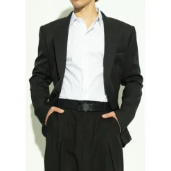 Emporio Armani Palmellato-leren bedrukte omkeerbare riem-Heren Riemen