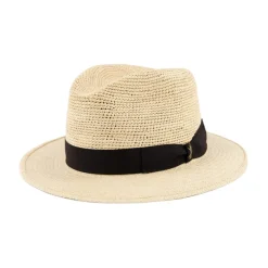 Borsalino Panama Semicrochet Straw Hat-Heren Hoeden