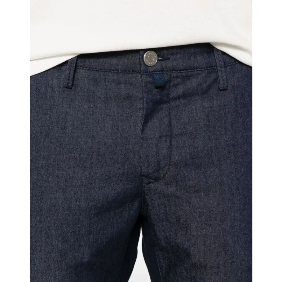 Jacob Cohën Pantalon Chino Denim-Heren Broeken