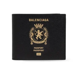 Balenciaga Passport Square Folded Wallet-Heren Portefeuilles