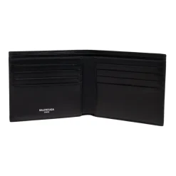 Balenciaga Passport Square Folded Wallet-Heren Portefeuilles