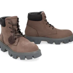 Moncler Peak City Leren Veterlaarzen-Heren Laarzen