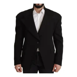 Dolce & Gabbana Peak Revers Blazer Jas-Heren Kostuums