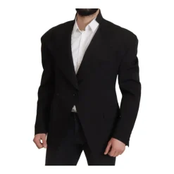 Dolce & Gabbana Peak Revers Blazer Jas-Heren Kostuums