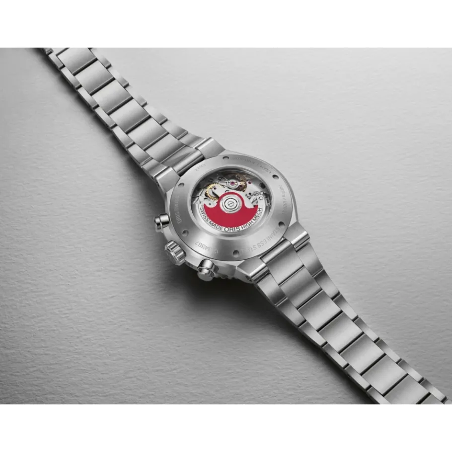 ORIS 77177934155-0782301PEB - Aquis Chronograph-Heren Horloges