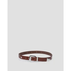 The Frankie Shop Perth Studded Leather Belt-Heren Riemen