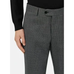 Boggi Milano Pied De Poule Wollen Pak Stijl Firenze-Heren Kostuums