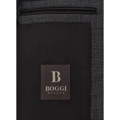 Boggi Milano Pied De Poule Wollen Pak Stijl Firenze-Heren Kostuums