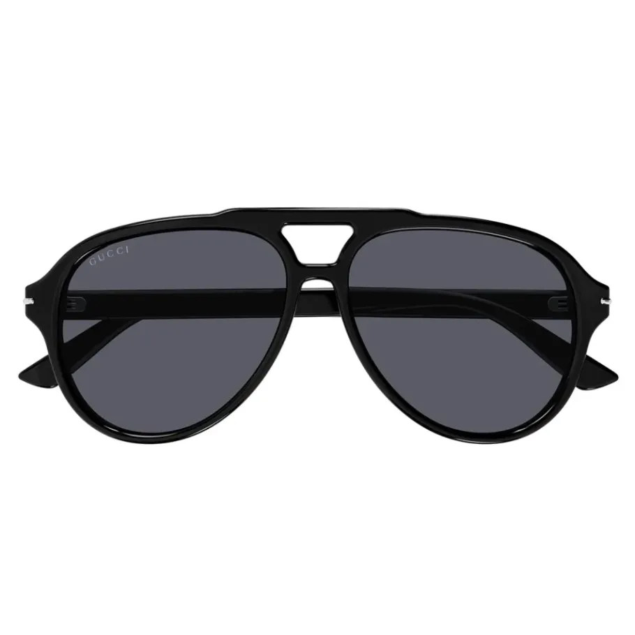 Gucci Pilot Style Zonnebril-Heren Zonnebrillen