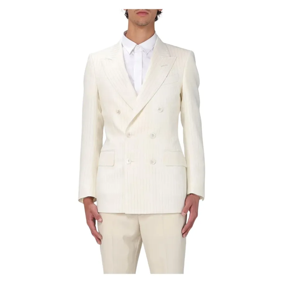 Tom Ford Pinstripe Suit Jacket-Heren Kostuums