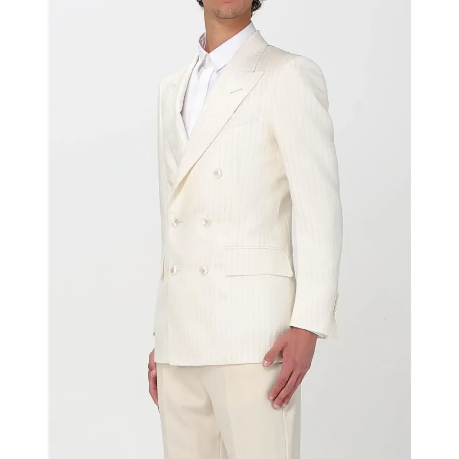Tom Ford Pinstripe Suit Jacket-Heren Kostuums