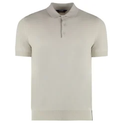 K-Way Pleyne Gebreid Katoenen Poloshirt-Heren Shirts