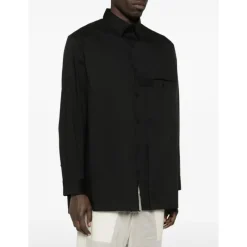 Y-3 Plooienshirt-Heren Overhemden