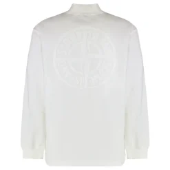 Stone Island Polo Collar T-shirt met lange mouwen-Heren Truien & Vesten