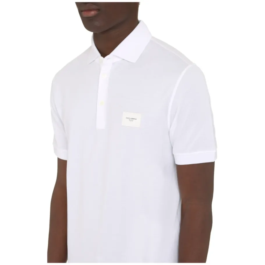 Dolce & Gabbana Polo shirt van katoen-piqué-Heren Shirts