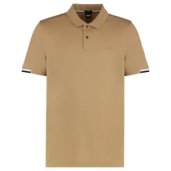 Hugo Polo van katoenpiqué-Heren Shirts