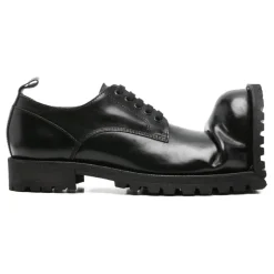 Comme des Garçons PP-K102 Asymmetrische Veterschoenen-Heren Nette Schoenen