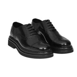 Dolce & Gabbana Premium Leren Oxford Veterschoenen-Heren Nette Schoenen