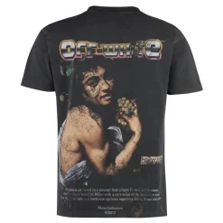 Off White Printed katoenen T-shirt-Heren Shirts