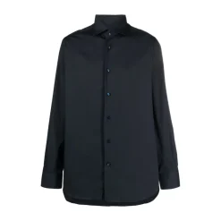 Barba Pruisisch Overhemd met Lange Mouwen-Heren Overhemden