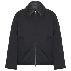 Bottega Veneta Puffer Jas met Geweven Kraag-Heren Jassen