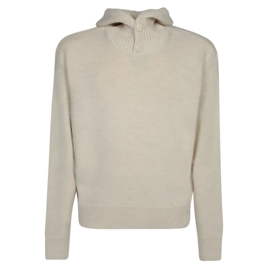 Lemaire PULL CAPP CREMA-Heren Truien & Vesten