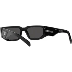 Prada Rechthoekige zonnebril donkergrijze lenzen-Heren Zonnebrillen