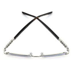 Dsquared2 Rechthoekige zonnebril met metalen montuur-Heren Zonnebrillen