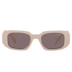 Prada Rechthoekige zonnebril met unieke pootjes-Heren Zonnebrillen