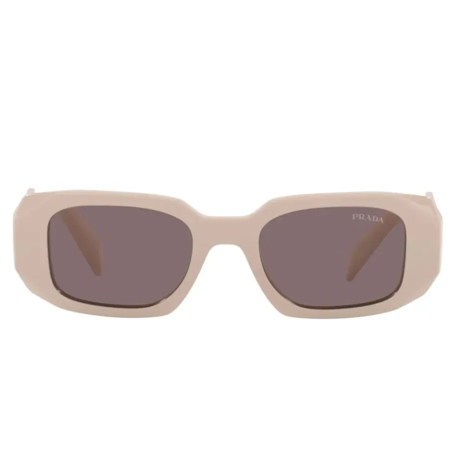 Prada Rechthoekige zonnebril met unieke pootjes-Heren Zonnebrillen