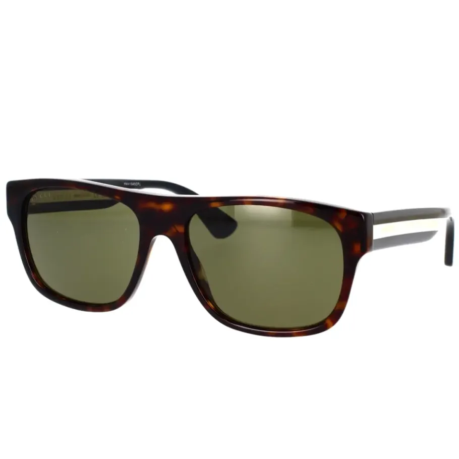 Gucci Rectangular Frame Sunglasses-Heren Zonnebrillen