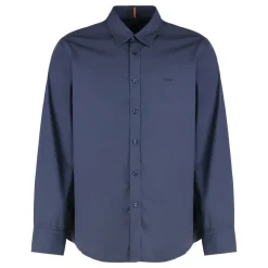 Hugo Regular Fit Overhemd van Katoenpoplin-Heren Overhemden