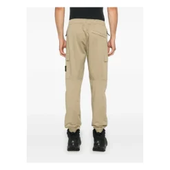Stone Island Reguliere Taps Toelopende Biscuit Broek AW24-Heren Broeken