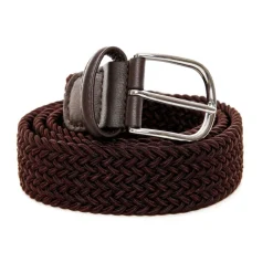 Anderson's Rekbare Leren Riem met Gesp-Heren Riemen