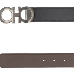 Ferragamo Reversible Gancini Belt-Heren Riemen