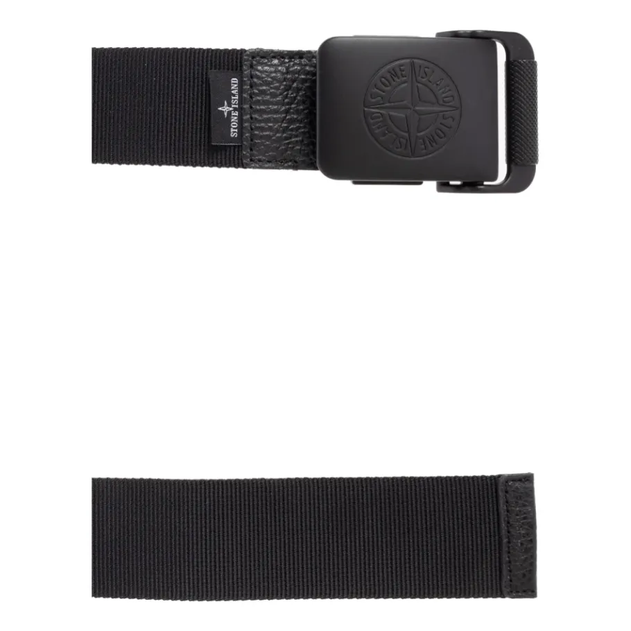 Stone Island Riem met logo-Heren Riemen