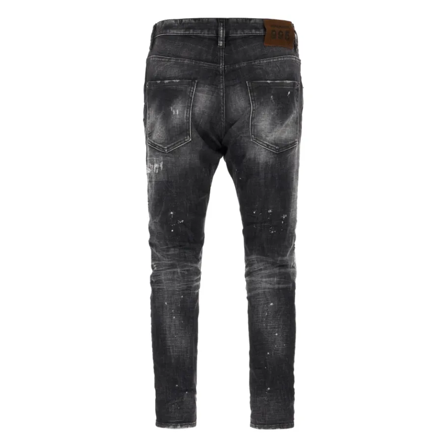 Dsquared2 Rocky Mountains Black Washed Jeans-Heren Jeans