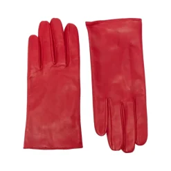 Ernest W. Baker Rode Leren Handschoen AC17 LE02-Heren Handschoenen