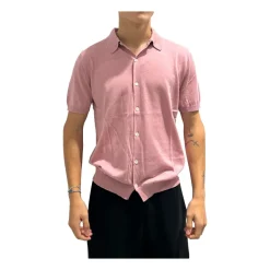 RAYNE 1896 Rose à bouton col polo-Heren Overhemden