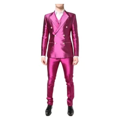 Dolce & Gabbana HighShine DoubleBreasted Pak-Heren Kostuums