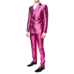 Dolce & Gabbana HighShine DoubleBreasted Pak-Heren Kostuums