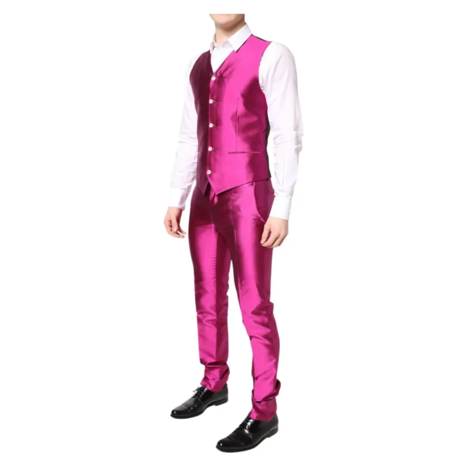 Dolce & Gabbana HighShine DoubleBreasted Pak-Heren Kostuums