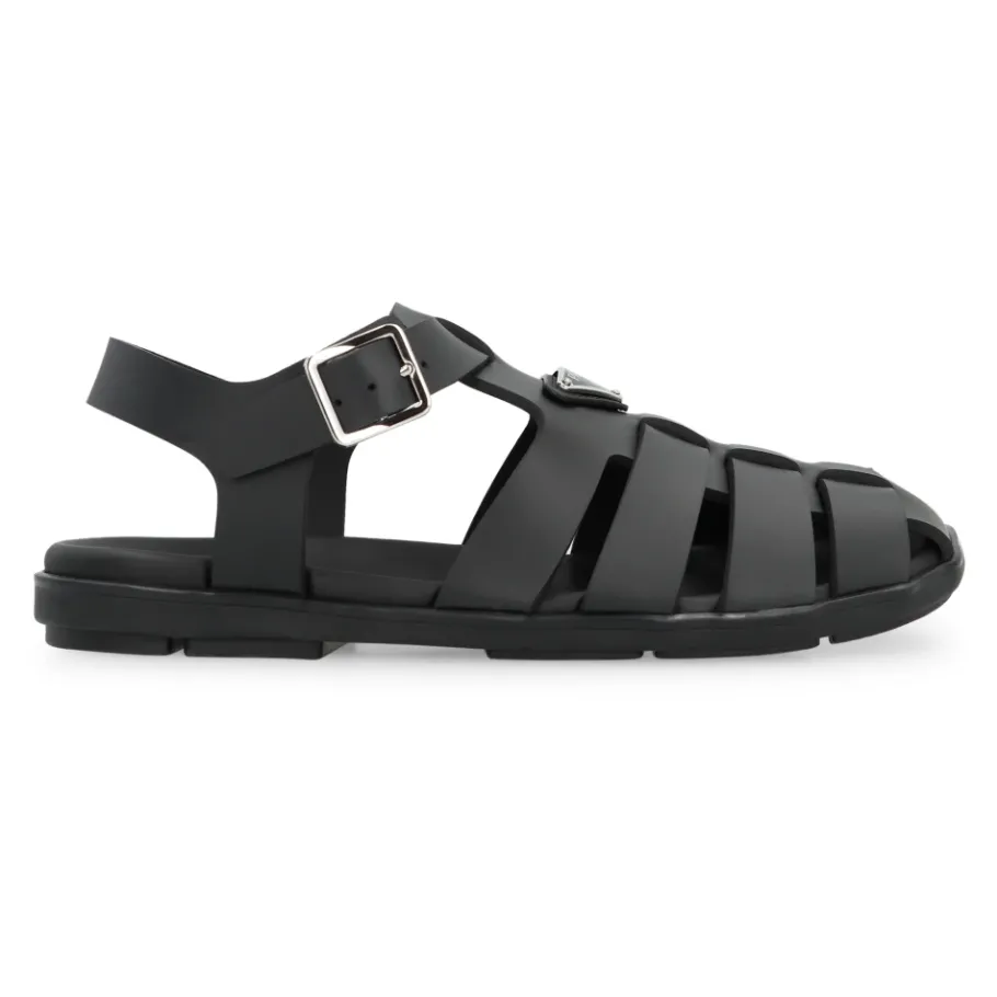 Prada Rubber Fisherman Sandals-Heren Sandalen