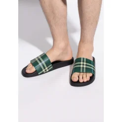 Burberry Rubberen teenslippers-Heren Slippers