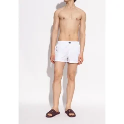 Dolce & Gabbana Rubberen teenslippers met logo-Heren Slippers