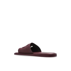 Dolce & Gabbana Rubberen teenslippers met logo-Heren Slippers