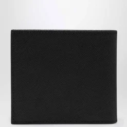 Prada Saffiano Leren Bi-fold Portemonnee-Heren Portefeuilles