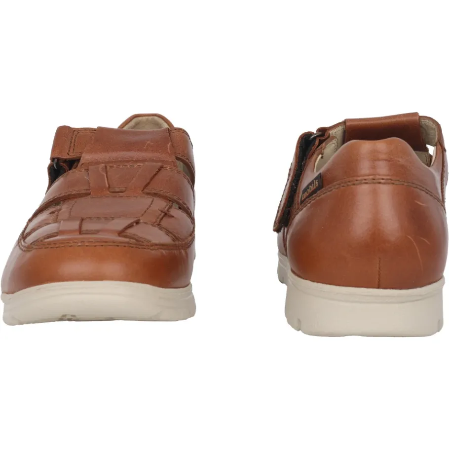 Mephisto Sandalen van leer met brede pasvorm --Heren Sandalen