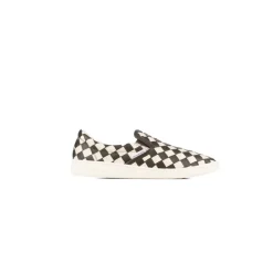 Bottega Veneta Sawyer Slip-On Sneakers met Ruitpatroon-Heren Instappers & Slip Ons